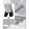 imageRoadbox Womens Long Sleeve UV Sun Shirts UPF 50 Workout Swim Rash Guard TopsLong Sleeve Light Gray
