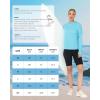imageRoadbox Womens Sun Protection Hoodie UPF 50 Long Sleeve Hiking Fishing Hooded Shirt UV Rash Guard for WomenBlue