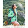imageRoadbox Womens Sun Protection Hoodie UPF 50 Long Sleeve Hiking Fishing Hooded Shirt UV Rash Guard for WomenGreen