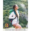 imageRoadbox Womens Sun Protection Hoodie UPF 50 Long Sleeve Hiking Fishing Hooded Shirt UV Rash Guard for WomenWhite