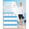 imageRoadbox Womens Sun Protection Hoodie UPF 50 Long Sleeve Hiking Fishing Hooded Shirt UV Rash Guard for WomenWhite