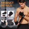 imageRoadbox Workout Gloves for Men Women  Weight Lifting Gym Execise Padded AntiSlip Gloves with Extended Wrist Wrap Supportblack