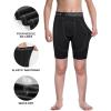 imageRoadbox Youth Boys Compression Shorts  Spandex Athletic Kids Running Compression Underwear for Basketball Baseball SoccerBlack
