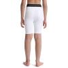 imageRoadbox Youth Boys Compression Shorts  Spandex Athletic Kids Running Compression Underwear for Basketball Baseball SoccerWhite