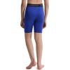 imageRoadbox Youth Boys Compression Shorts  Spandex Athletic Kids Running Compression Underwear for Basketball Baseball SoccerWhitegrayblue