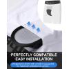 imageRoadbox Youth Boys Compression Shorts Kids Spandex Underwear with Protective Cup Athletic Base Layers for Baseball Football2pack Whitewhite1 Cup