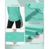 imageSizeM 2 Pack Womens Long Sleeve UV Sun Shirts UPF 50 Workout Swim Rash Guard Tops