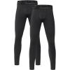 imageRoadbox 2 Pack Boys Compression Pants Base Layer Underwear Youth Quick Dry Spandex Tights Leggings for Running FootballBlackblack