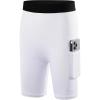 imageRoadbox Boys Compression Shorts Youth Boys Performance Athletic Spandex Underwear Kids Sports Shorts with PocketsWhite