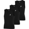 imageRoadbox Boys Compression Tank Tops 3 Pack Tagless Soft Athletic Undershirts Quick Dry Base Layer Shirt for Kids Youth