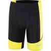 imageRoadbox Boys Swim Jammers Quick Dry Youth Competitive Swim Team Shorts UPF 50 Bathing Athletic Compression Swim TrunksBlack Against Light Yellow