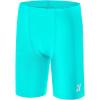 imageRoadbox Boys Swim Jammers Quick Dry Youth Competitive Swim Team Shorts UPF 50 Bathing Athletic Compression Swim TrunksLake Green