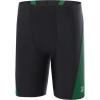 imageRoadbox Boys Swim Jammers Quick Dry Youth Competitive Swimsuit UPF 50 Bathing Kids Athletic Compression Swimming ShortsBlackGreen