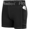 imageRoadbox Girls Volleyball Shorts 4 Kids Athletic Spandex Biker Youth Compression Shorts with Pockets for Dance GymnasticsBlack