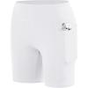 imageRoadbox Girls Volleyball Spandex Shorts 5quot Youth Bike Athletic Compression Shorts for Gymnastics Dance Yoga with PocketsWhite