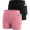 2pack:black+peach Pink