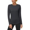 imageRoadbox Womens Long Sleeve UV Sun Shirts UPF 50 Workout Swim Rash Guard TopsLong Sleeve Gray