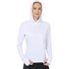imageRoadbox Womens Sun Protection Hoodie UPF 50 Long Sleeve Hiking Fishing Hooded Shirt UV Rash Guard for WomenWhite