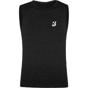 imageRoadbox Boys Compression Tank Tops Kids Athletic Sleeveless Shirts Youth Quick Dry Undershirts for Football BasketballBlack