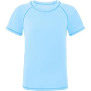 imageRoadbox Boys Rash Guard Short Sleeve Swim Shirt UPF 50 UV Water Shirts for Kids Surf Fishing Sun Protection RashguardBlue