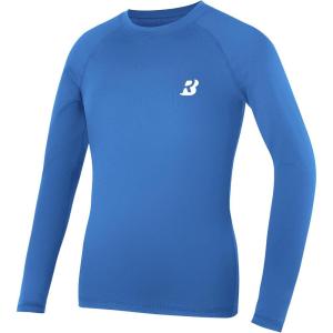 imageRoadbox Boys Youth Compression Shirts  Long Sleeve Athletic Undershirt Kids Quick Dry Base Layers for Baseball Soccer Football