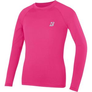 imageRoadbox Boys Youth Compression Shirts  Long Sleeve Athletic Undershirt Kids Quick Dry Base Layers for Baseball Soccer1packrose Red