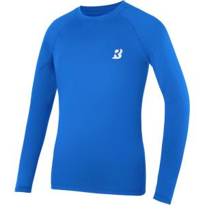 imageRoadbox Boys Youth Compression Shirts  Long Sleeve Athletic Undershirt Kids Quick Dry Base Layers for Baseball Soccer1packroyal Blue
