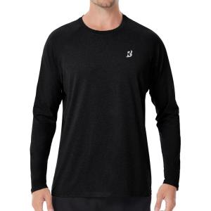 imageRoadbox UPF 50 Sun Shirts for Men UV Protection Long Sleeve Swim Shirt Lightweight Rash Guard for Fishing Hiking RunningCharcoal