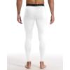imageRoadbox 1 or 2 Pack Compression Pants Men Running Workout Leggings with Pockets Gym Basketball Athletic Tights Base LayerBlackwhite