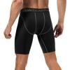 imageRoadbox 1 or 2 Pack Compression Shorts for Men Athletic Workout Performance Underwear Running Gym Spandex Sport Base Layer1 Pack Black