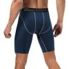 imageRoadbox 1 or 2 Pack Compression Shorts for Men Athletic Workout Performance Underwear Running Gym Spandex Sport Base Layer1 Pack Navy Blue