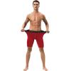 imageRoadbox 1 or 2 Pack Compression Shorts for Men Athletic Workout Performance Underwear Running Gym Spandex Sport Base Layer1 Pack Tomato Red