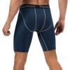 imageRoadbox 1 or 2 Pack Compression Shorts for Men Athletic Workout Performance Underwear Running Gym Spandex Sport Base Layer2 Pack Black  Blue