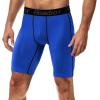 imageRoadbox 1 or 2 Pack Compression Shorts for Men Athletic Workout Performance Underwear Running Gym Spandex Sport Base Layer2 Pack Black  Blue2