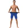 imageRoadbox 1 or 2 Pack Compression Shorts for Men Athletic Workout Performance Underwear Running Gym Spandex Sport Base Layer2 Pack Black  Blue2