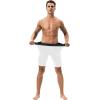 imageRoadbox 1 or 2 Pack Compression Shorts for Men Athletic Workout Performance Underwear Running Gym Spandex Sport Base Layer2 Pack Black white
