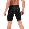 imageRoadbox Compression Shorts for Men 3 Pack Athletic Workout Underwear Running Gym Spandex Base Layer Boxer Briefs3 Pack Black  Grey  Navy Blue
