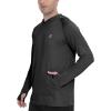 imageRoadbox Fishing Shirts for Men Long Sleeve UPF 50 Sun Protection Hoodies with Pocket Outdoor Running Hiking Rash GuardBlack Marl