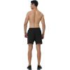 imageRoadbox Mens 5 Inch Running Athletic Quick Dry Shorts with Pockets for Workout Gym ExerciseBlack