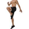 imageRoadbox Mens 5 Inch Running Athletic Quick Dry Shorts with Pockets for Workout Gym ExerciseBlack