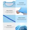 imageRoadbox Mens Swim Shirts Short Sleeve UPF 50 UV Sun Protection SPF Rash Guard Quick Dry Surf Water Beach Fishing T ShirtBlue Gradient