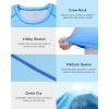 imageRoadbox Mens Swim Shirts Short Sleeve UPF 50 UV Sun Protection SPF Rash Guard Quick Dry Surf Water Beach Fishing T ShirtRoyal Blue Gradient