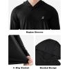 imageRoadbox Mens UPF 50 Fishing Shirts Long Sleeve UV Sun Protection SPF Hoodie Quick Dry Swim Rash Guard for Outdoor HikingFlower Gray Black