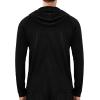 imageRoadbox Mens UPF 50 Fishing Shirts Long Sleeve UV Sun Protection SPF Hoodie Quick Dry Swim Rash Guard for Outdoor HikingFlower Gray Black