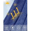 imageRoadbox Mens UPF 50 Fishing Shirts Long Sleeve UV Sun Protection SPF Hoodie Quick Dry Swim Rash Guard for Outdoor HikingGray Blue Flower