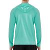 imageRoadbox Mens UPF 50 Fishing Shirts Long Sleeve UV Sun Protection SPF Hoodie Quick Dry Swim Rash Guard for Outdoor HikingLight Gray Green