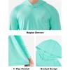 imageRoadbox Mens UPF 50 Fishing Shirts Long Sleeve UV Sun Protection SPF Hoodie Quick Dry Swim Rash Guard for Outdoor HikingLight Gray Green