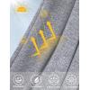 imageRoadbox Mens UPF 50 Fishing Shirts Long Sleeve UV Sun Protection SPF Hoodie Quick Dry Swim Rash Guard for Outdoor HikingLight Grey