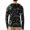 imageRoadbox Mens UPF 50 Sun Protection Rash Guard UV Outdoor Fishing Long Sleeve Shirts Swimming Hiking Shirt with ThumbholesBlack