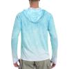 imageRoadbox Mens UPF 50 Sun Protection Rash Guard UV Outdoor Fishing Long Sleeve Shirts Swimming Hiking Shirt with ThumbholesBlue Sparkling